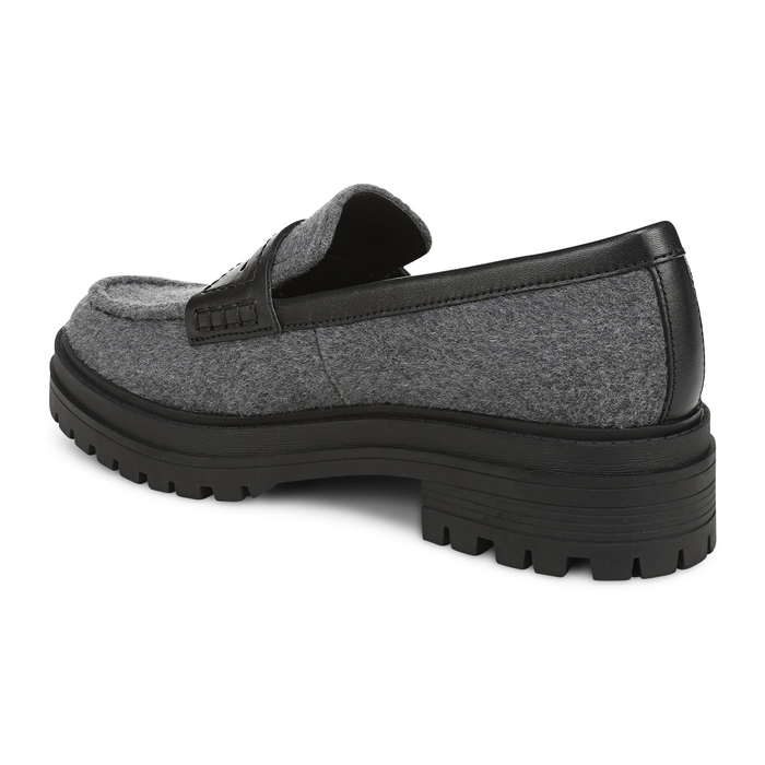 Vionic Georgia 2 (Women) - Dark Grey Dress-Casual - Loafer - The Heel Shoe Fitters