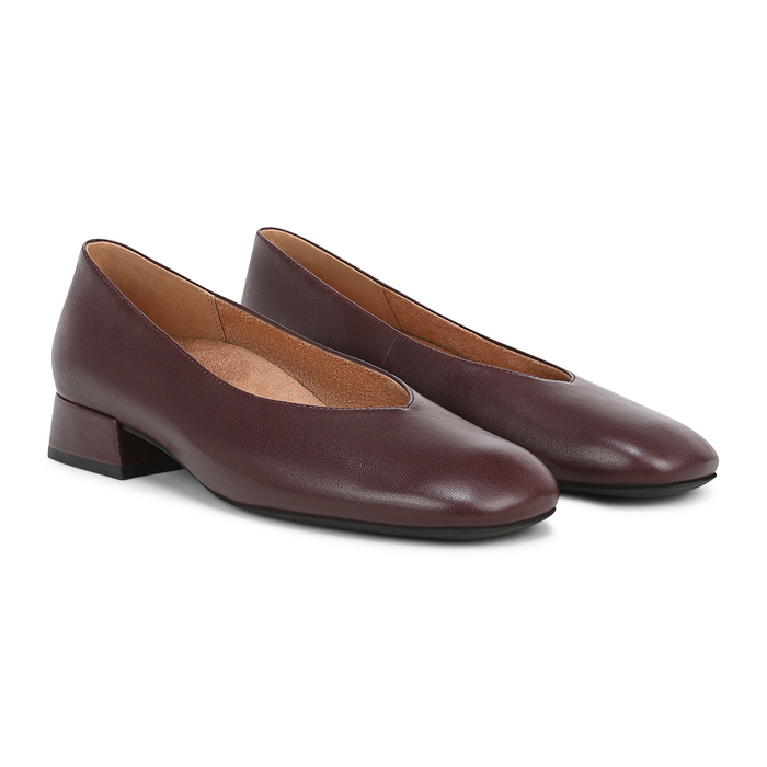 Vionic Petra (Women) - Mulled Wine Dress-Casual - Heels - The Heel Shoe Fitters