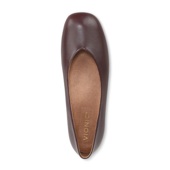 Vionic Petra (Women) - Mulled Wine Dress-Casual - Heels - The Heel Shoe Fitters