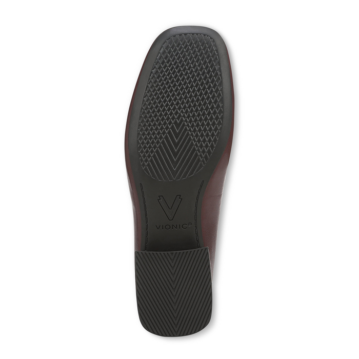 Vionic Petra (Women) - Mulled Wine Dress-Casual - Heels - The Heel Shoe Fitters