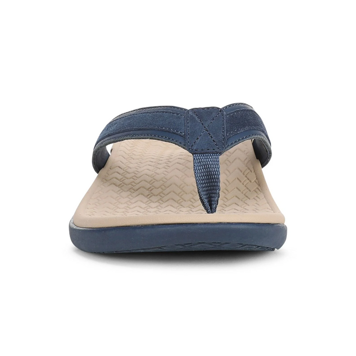 Vionic Tide 2.0 Sandal (Women) - Dark Denim Suede Sandal - Thong - The Heel Shoe Fitters