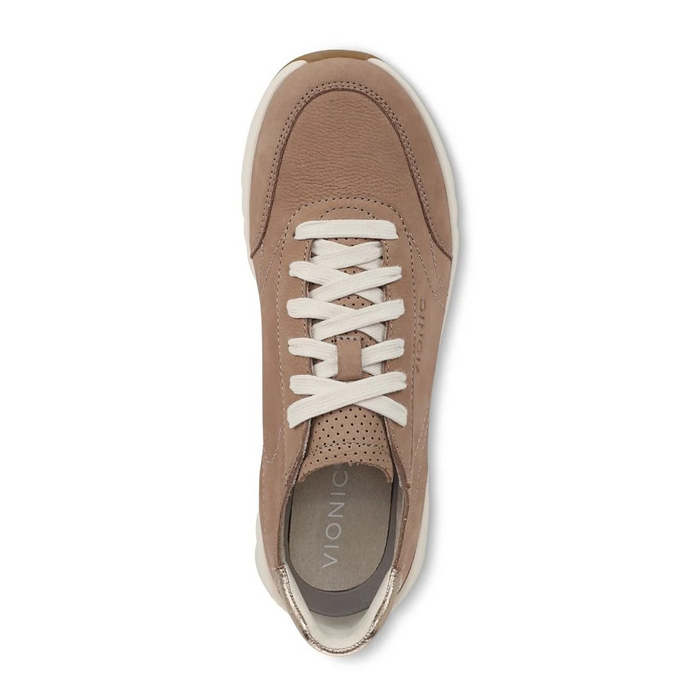 Vionic Uptown Sneaker (Women) - Desert Sand Athletic - Casual - Lace Up - The Heel Shoe Fitters