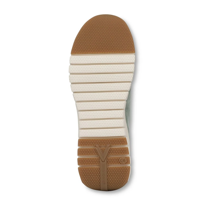 Vionic Uptown Sneaker (Women) - Iceburg Green Suede Athletic - Casual - Lace Up - The Heel Shoe Fitters