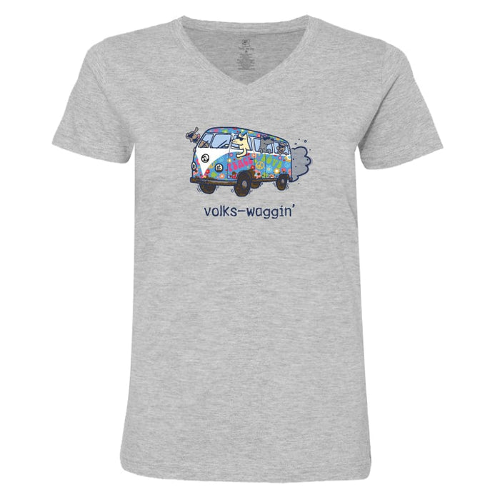 Volks-Waggin - Ladies T-Shirt V-Neck