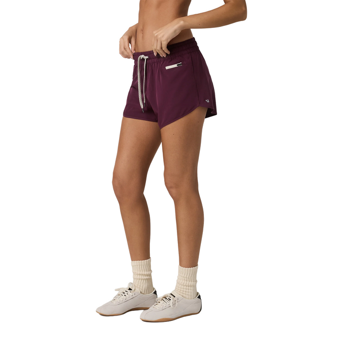 Vuori Clementine 2.0 4" Short (Women) - Cerise Apparel - Bottom - Short - The Heel Shoe Fitters