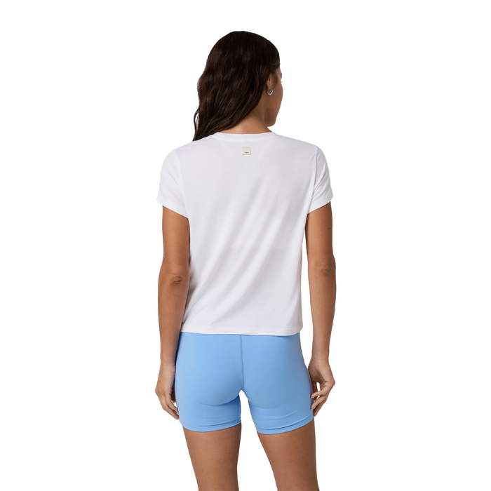 Vuori Energy Classic Tee (Women) - White Apparel - Top - ShortSleeve - The Heel Shoe Fitters