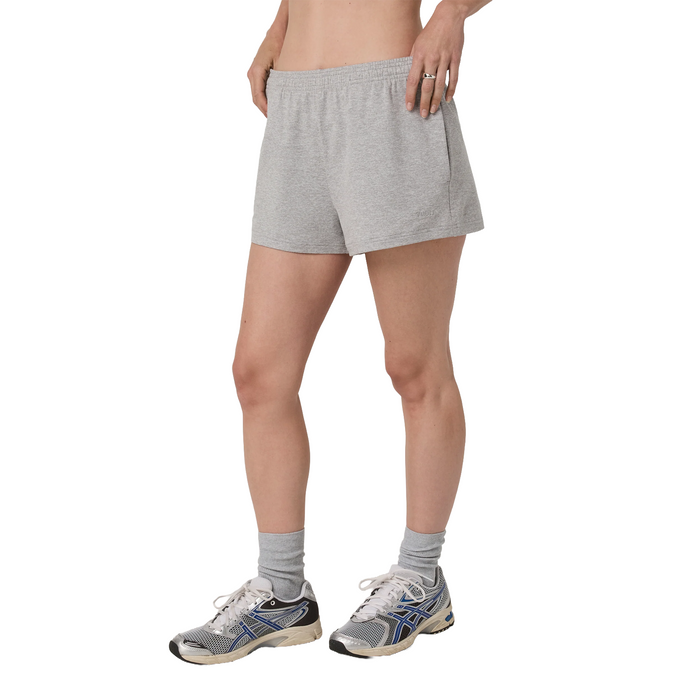 Vuori Halo Short (Women) - Pale Grey Heather Apparel - Bottom - Short - The Heel Shoe Fitters