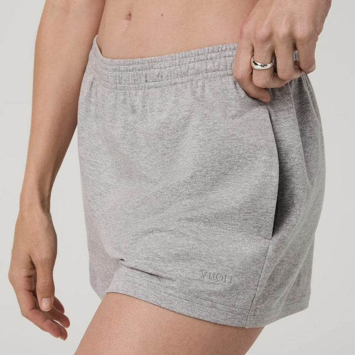 Vuori Halo Short (Women) - Pale Grey Heather Apparel - Bottom - Short - The Heel Shoe Fitters