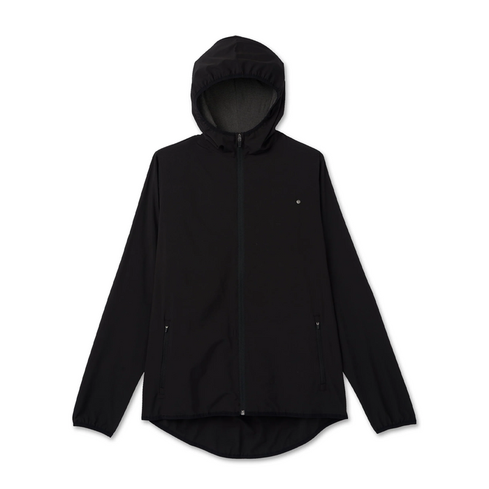 Vuori Outdoor Trainer Shell (Men) - Black Apparel - Top - Sweatshirt - The Heel Shoe Fitters