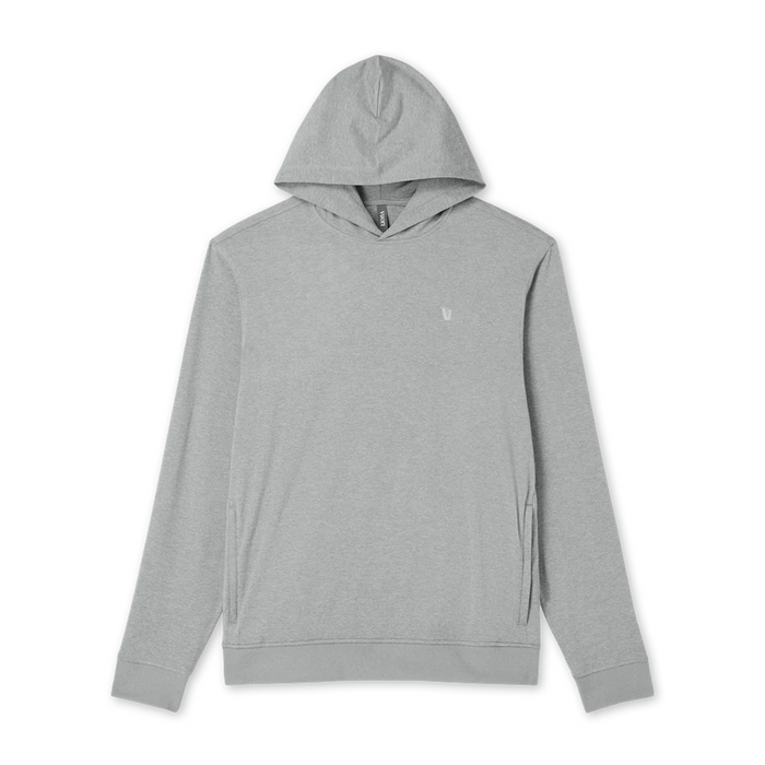 Vuori Ponto Pullover Hoodie (Men) - Grey Heather Apparel - Top - Sweatshirt - The Heel Shoe Fitters
