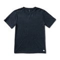 Vuori Strato Tech Tee (Men) - Navy Heather Apparel - Top - ShortSleeve - The Heel Shoe Fitters