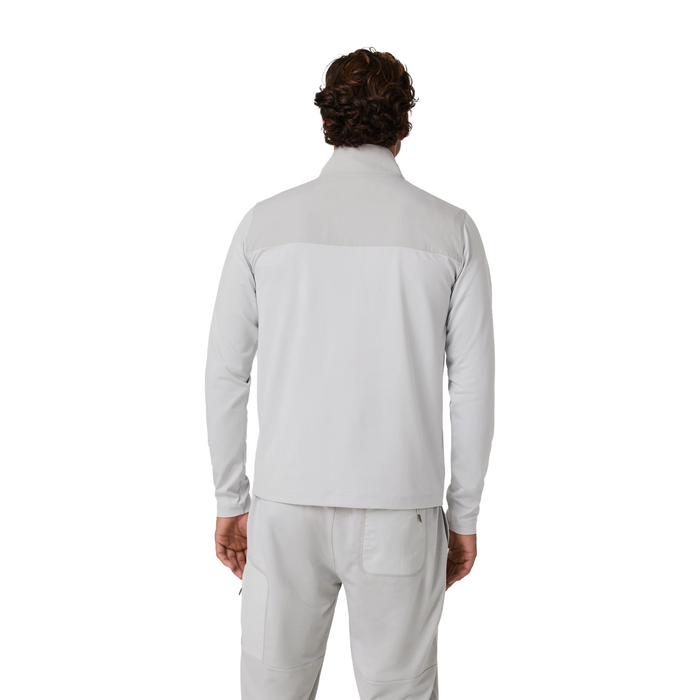 Vuori Sunday Element Half Zip (Men) - Frost Grey Apparel - Top - Sweatshirt - The Heel Shoe Fitters