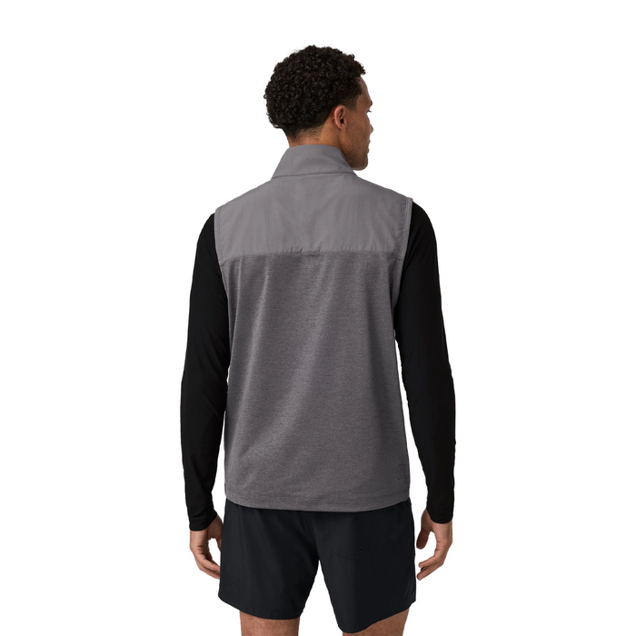 Vuori Sunday Element Vest (Men) - Gull Grey Heather Apparel - Top - Sweatshirt - The Heel Shoe Fitters