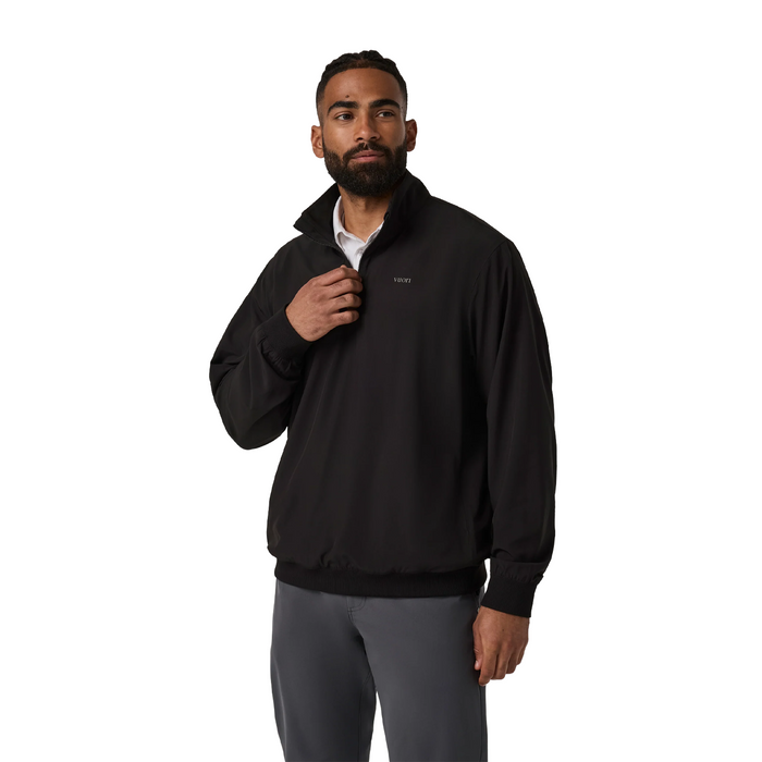 Vuori Venture 1/4 Zip (Men) - Black Apparel - Top - Sweatshirt - The Heel Shoe Fitters