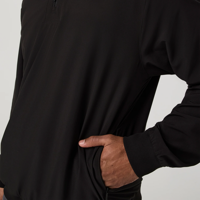 Vuori Venture 1/4 Zip (Men) - Black Apparel - Top - Sweatshirt - The Heel Shoe Fitters