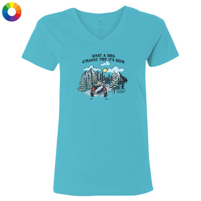 What A Long Strange Trip Winter - Ladies T-Shirt V-Neck