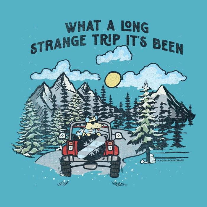 What A Long Strange Trip Winter - Ladies T-Shirt V-Neck