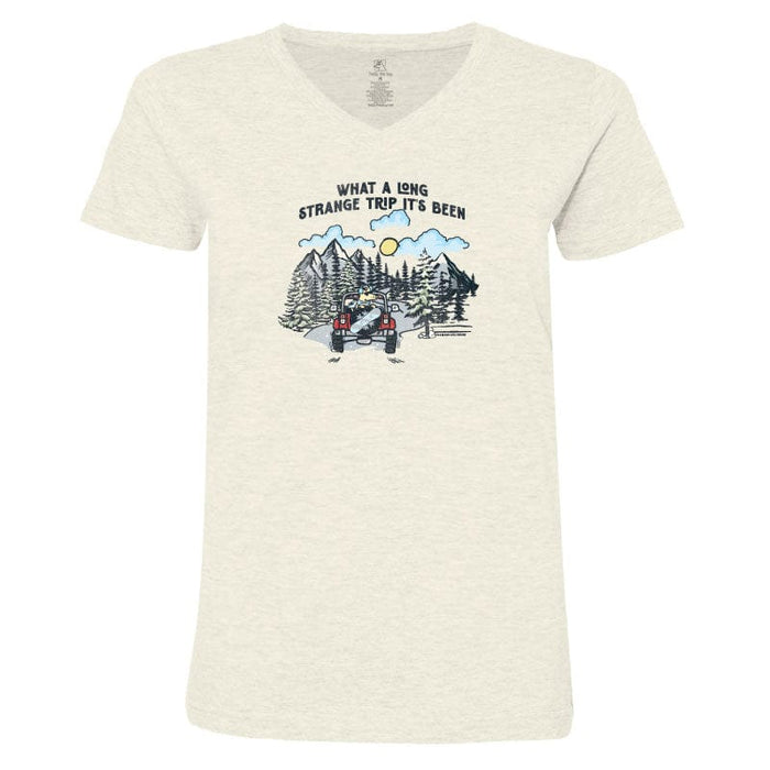 What A Long Strange Trip Winter - Ladies T-Shirt V-Neck