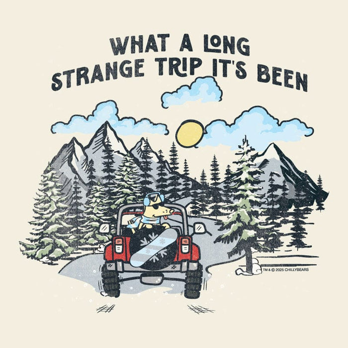 What A Long Strange Trip Winter - Ladies T-Shirt V-Neck