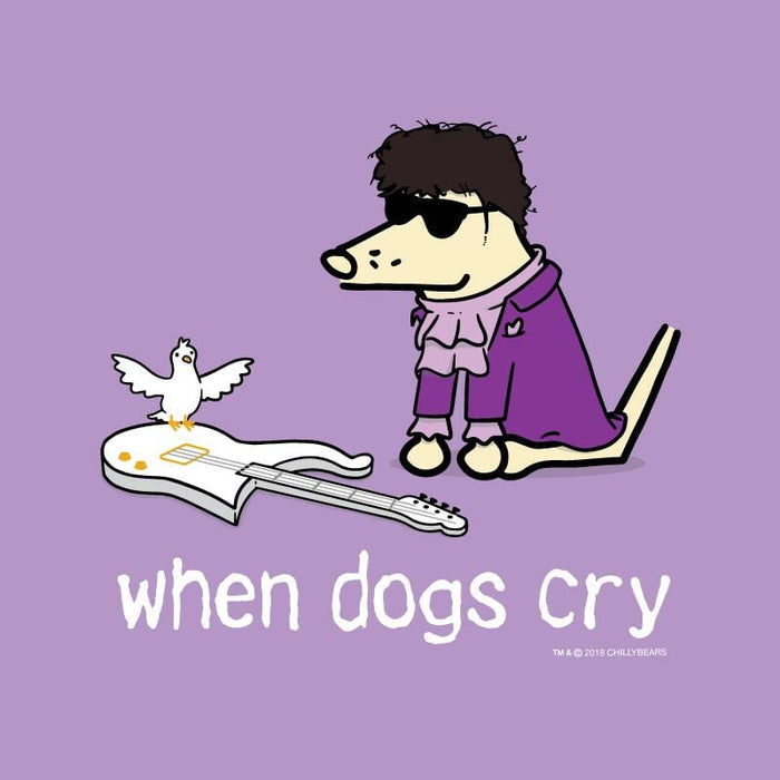 When Dogs Cry - Ladies T-Shirt V-Neck