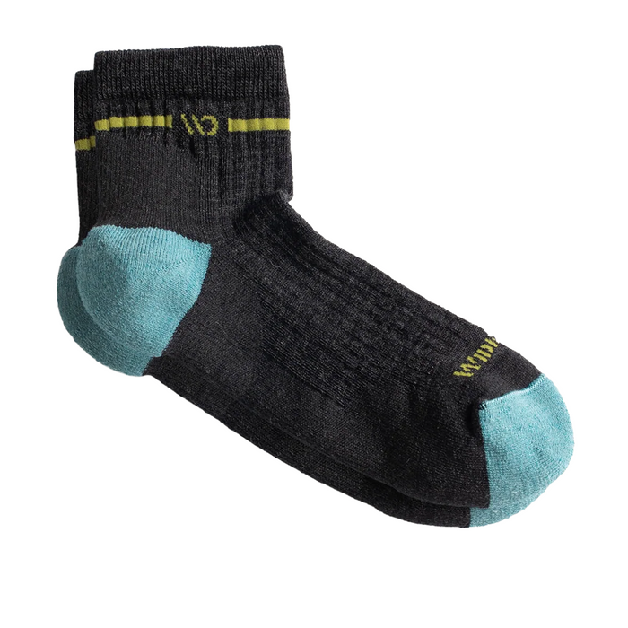Wide Open Solid Cushioned Quarter (Women) - Charcoal Accessories - Socks - Lifestyle - The Heel Shoe Fitters