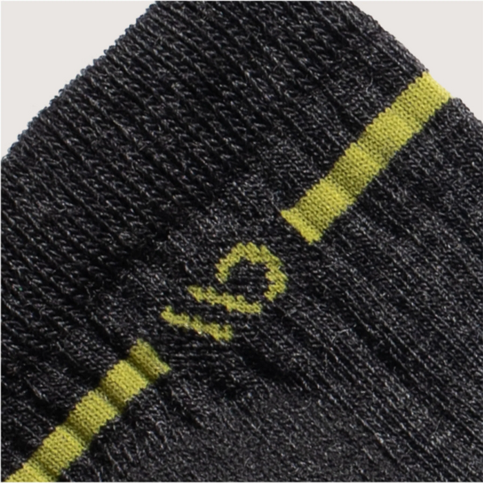 Wide Open Solid Cushioned Quarter (Women) - Charcoal Accessories - Socks - Lifestyle - The Heel Shoe Fitters