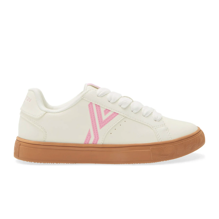 YY Nation Yimbus Cactus Sneaker (Women) - White/Pink/Gum Athletic - Casual - Lace Up - The Heel Shoe Fitters