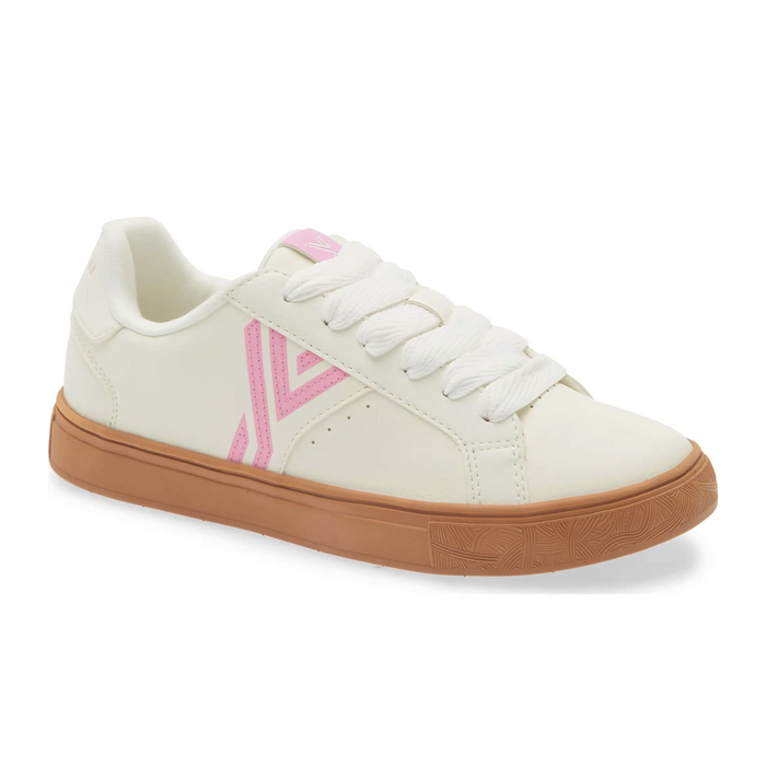 YY Nation Yimbus Cactus Sneaker (Women) - White/Pink/Gum Athletic - Casual - Lace Up - The Heel Shoe Fitters