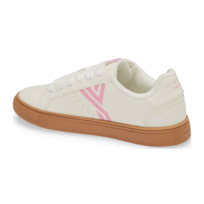 YY Nation Yimbus Cactus Sneaker (Women) - White/Pink/Gum Athletic - Casual - Lace Up - The Heel Shoe Fitters