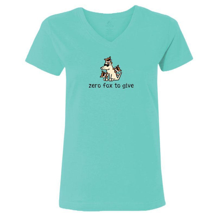Zero Fox To Give - Ladies T-Shirt V-Neck