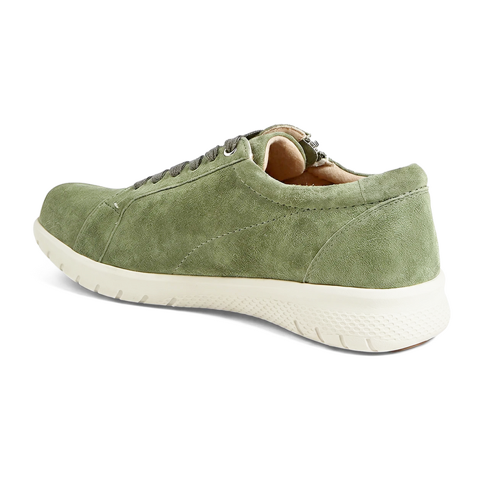 Ziera Solar XF Sneaker (Women) - Khaki Suede Athletic - Casual - Lace Up - The Heel Shoe Fitters