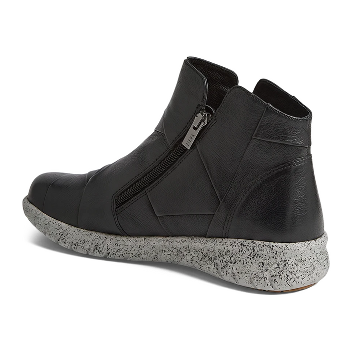 Ziera Sisley (Women) - Black/Grey Boots - Casual - Low - The Heel Shoe Fitters
