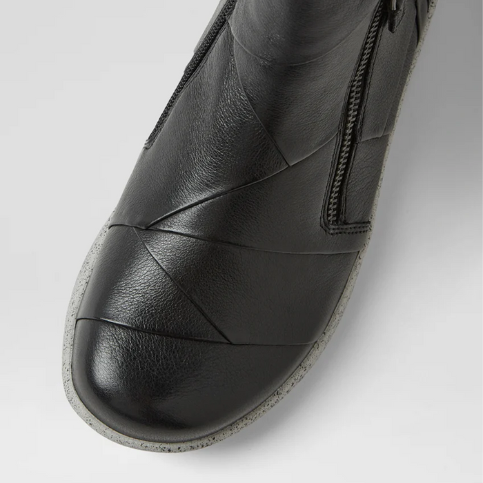 Ziera Sisley (Women) - Black/Grey Boots - Casual - Low - The Heel Shoe Fitters
